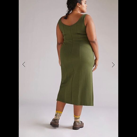 Anthropologie Maeve Knit Midi Dress Size 24W - Picture 6 of 6